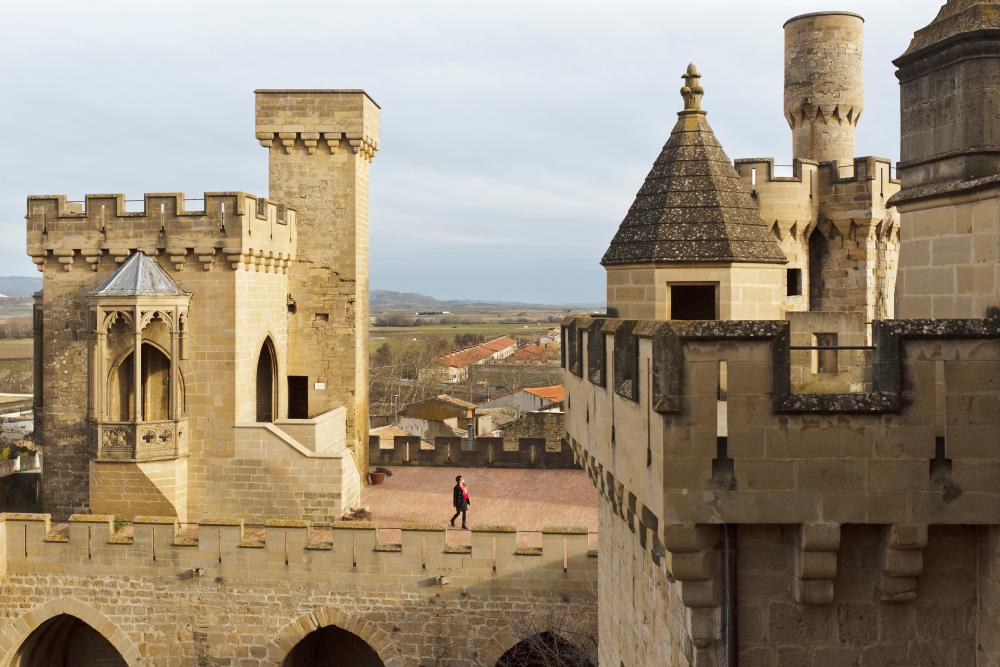 torres del castillo de Olite